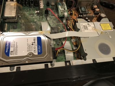 今さらだけど　RD-S303 １TB化 HDD 換装　WD10EZEX